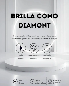 750G. RESINA EPOXI GLASS FLUENT DIAMONT - tienda online