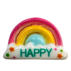 Charms para fundas con forma de Arcoíris HAPPY! en internet