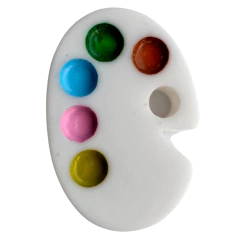 Charms para fundas con forma de Paleta de pintor en internet