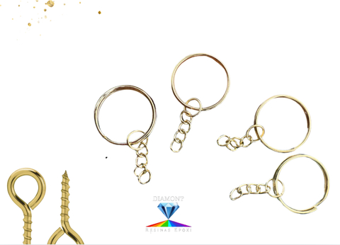 SET PITONES Y CADENAS DORADAS