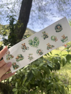 Baby Shower Ositos verdes TRANSFER UV DTF - comprar online