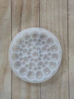 MOLDE BANDEJA CON BOLITA CIRCULAR 11cm de diámetro-MD296