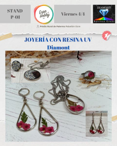 SEMINARIO BIJOU CON RESINA UV DIAMONT - comprar online