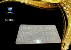 MD189 MOLDE DE NÚMEROS 3 TIPOGRAFÍAS