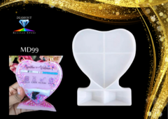 Molde Porta corazón grande MD99