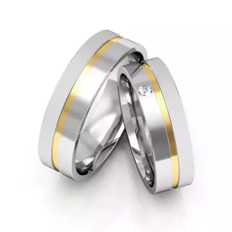 Alianças de namoro Brilho Infinito