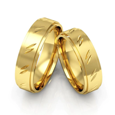 Alianças de Casamento Áureo