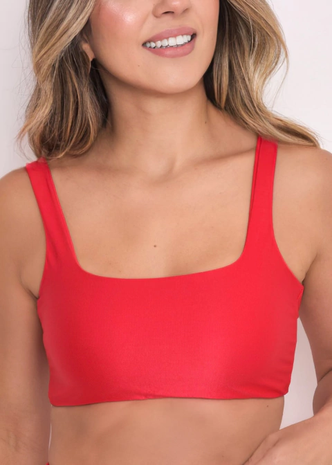 Top fitness Lily vermelho - comprar online