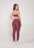 Calça bicolor Alícia marsala com off na internet