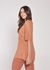 Blusa de Tule Nina - Conhaque - comprar online