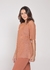 Blusa de Tule Nina - Conhaque - rainbow fit.com.br