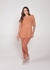 Blusa de Tule Nina - Conhaque - loja online