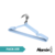 Percha Metálica Antideslizante Ultra Slim Celeste