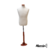 Busto de Modista Hombre - Talle MEDIUM - con Pie de Madera - comprar online