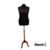 Busto de Modista Talle LARGE / EXTRA LARGE con Pie Trípode de Madera - Alarcón Maniquíes