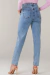 Calça jeans mom azul claro anos 80 - comprar online