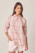 Camisa Xadrez Feminina Adriana - Frente Completa com Shape Soltinho