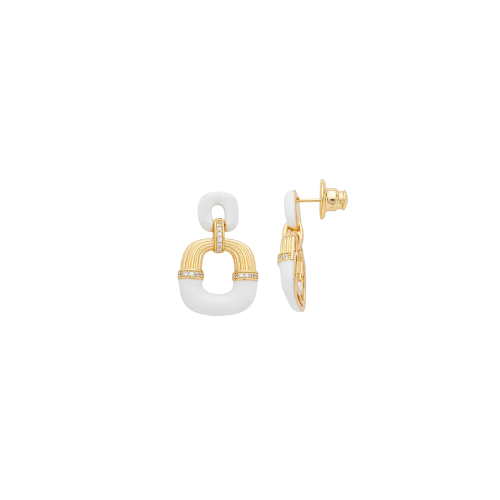 Brinco Ice Line - Dourado Branco