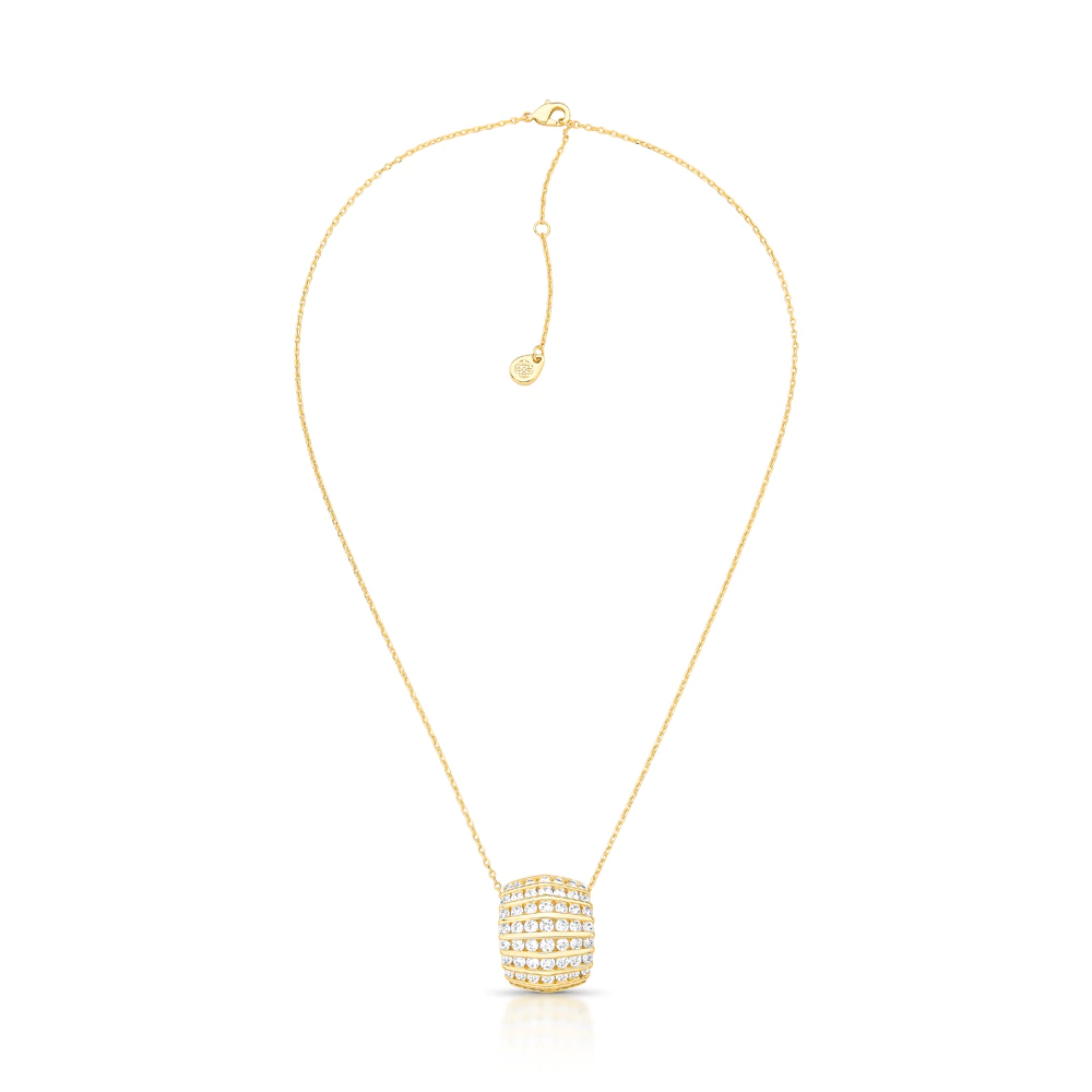 Colar Dourado Cravejado