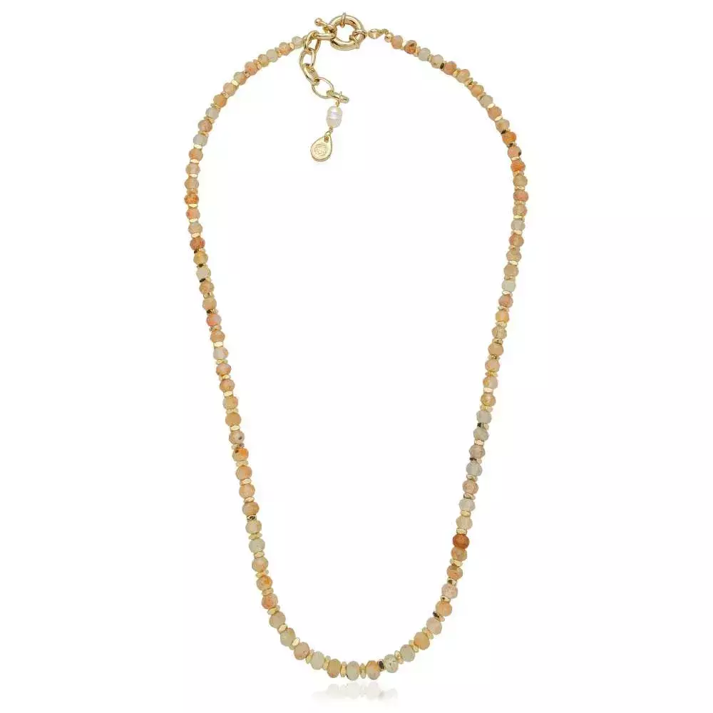 Colar Citrines - Dourado Citrino