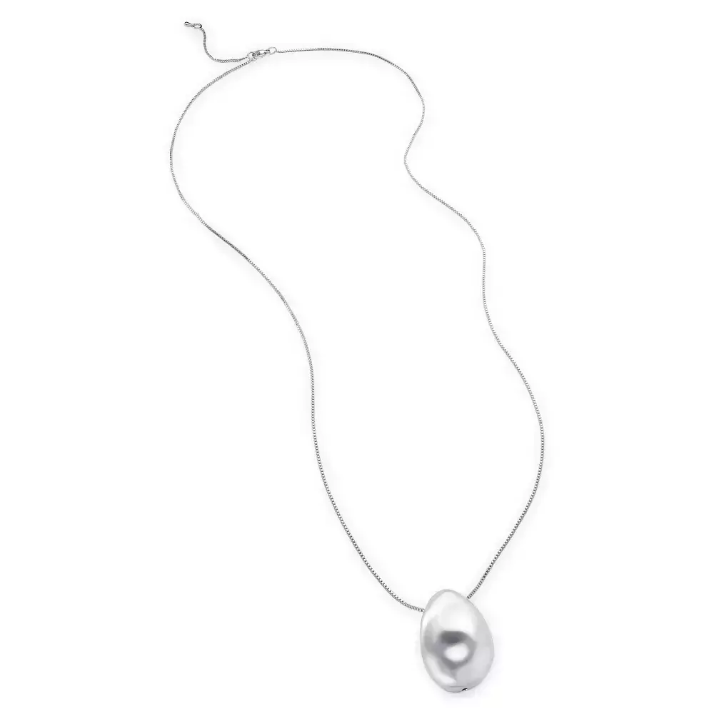 Colar Longo Organic Oval