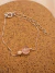 Pulseira quartzo rosa e perola - loja online