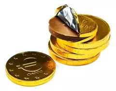 Bel "monedas de chocolate" unidad