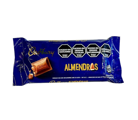 Cadbury "Almendras" 82 grs