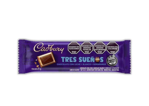 Cadbury "Tres sueños" 25 grs