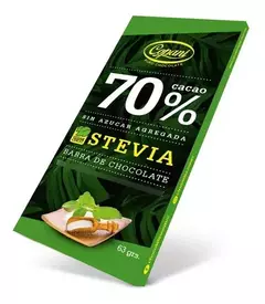Copani "70% cacao con stevia" 63 grs