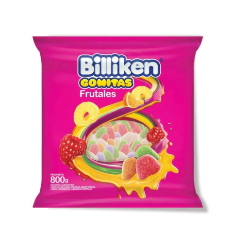 Billiken Gomitas "Frutales" 800 grs