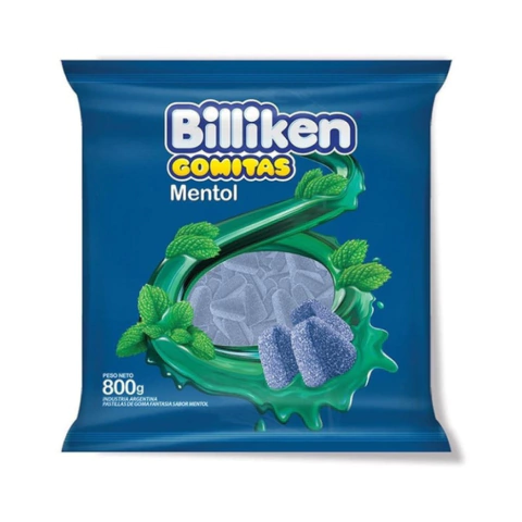 Billiken Gomitas" Mentol" 800 grs