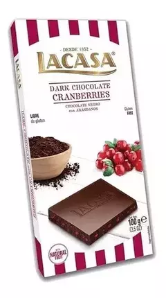 Lacasa tableta "Cranberries" 100 grs