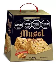 Musel pan dulce "capa almendrada" estuche 700 grs