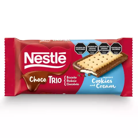 Nestlé Choco Trio "Cookies and cream" 90 grs