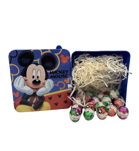 Tupper "Mickey" c/20 huevitos Bonafide rellenos