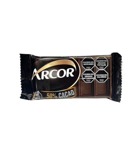 Chocolate Arcor "50% cacao" 25 grs