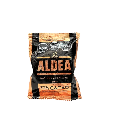 Alfajor La Aldea "70% cacao"