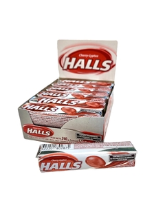 Halls sin azúcar "Cherry" 12 u
