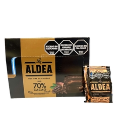 Alfajor La Aldea "70% cacao" 12 u