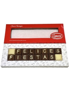 Copani chocomensajes "Felices fiestas" 64 grs