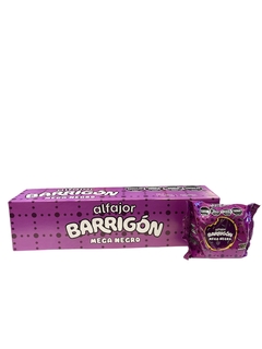 Alfajor Barrigón "mega negro" 100 grs 7u