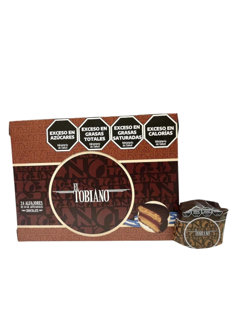 El Tobiano alfajorcitos "chocolate" 24 u
