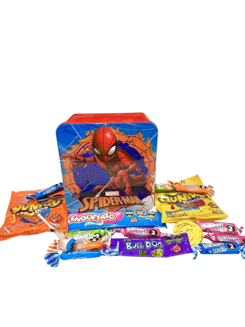 Tupper "Spiderman" c/golosinas
