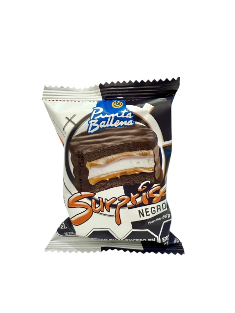 Alfajor Punta Ballena "Surprise negro" 60 grs
