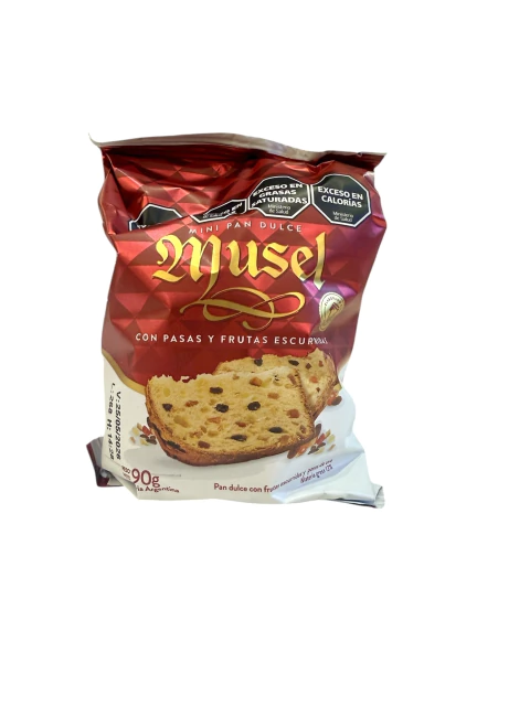 Musel mini pan dulce "c/frutas" 90 grs