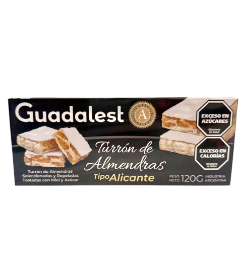 Turrón Guadalest "Almendras tipo alicante" 120 grs