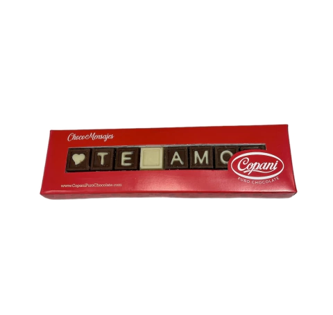 Chocomensajes Copani "Te amo" 32 grs