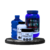 [Combo Bluster] Whey Blend 900g + Creatina 100g + Cafeína 30 caps + Galão 1L