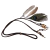 Headband faixa de pena carnaval